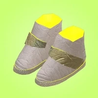 Gilded Canvas Moon Boots