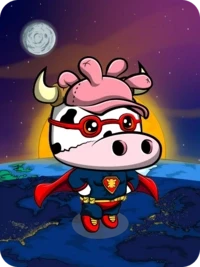 K.O Cow by Hoppy Doodle  x Reddit Collectible Avatars