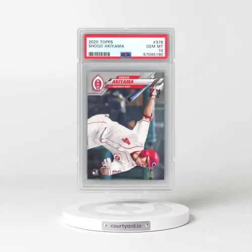 2020 Topps #376 Shogo Akiyama (PSA 10 GEM MINT)
