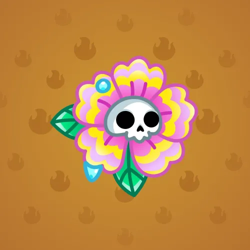 Skull Flower #6171