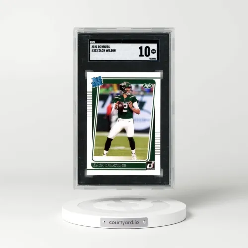 2021 Donruss #252 Zach Wilson (SGC 10 GEM MINT)