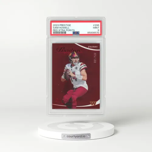 2023 Panini Prestige #296 Sam Howell - Red Xtra Points (PSA 9 MINT)