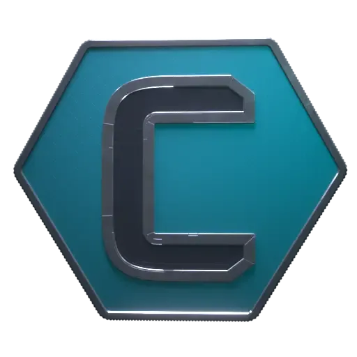 Aqua Green Hexagon C #8