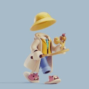 Invisible Friends 3D #855