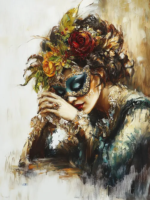Baroque Floral Masquerade #70