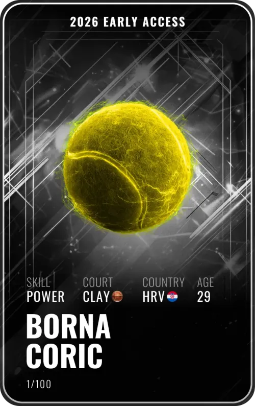 Borna Coric - Silver - Power #212179