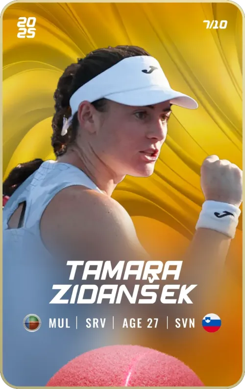 Tamara Zidanšek - Gold - Service #205407