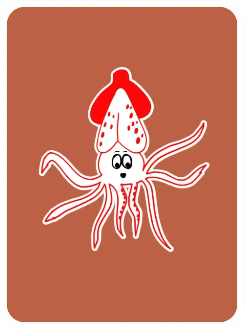 Sympathetic Squid #8893