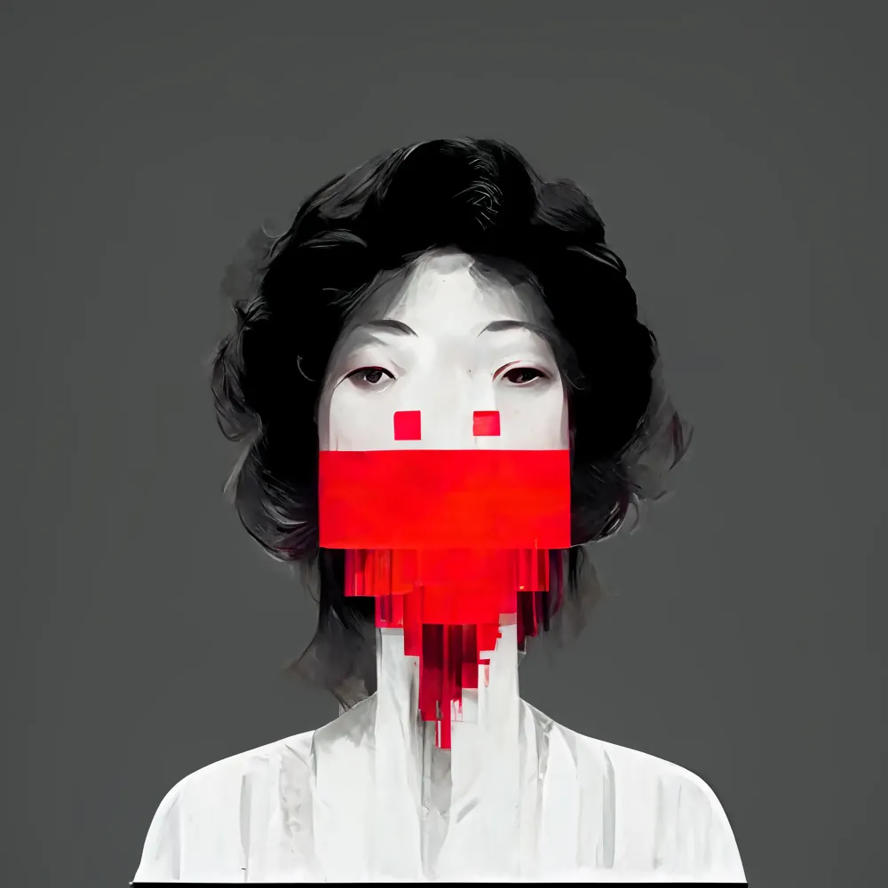 Red Pixels from the East #9