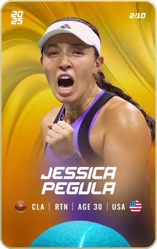 Jessica Pegula - Gold - Return #177282