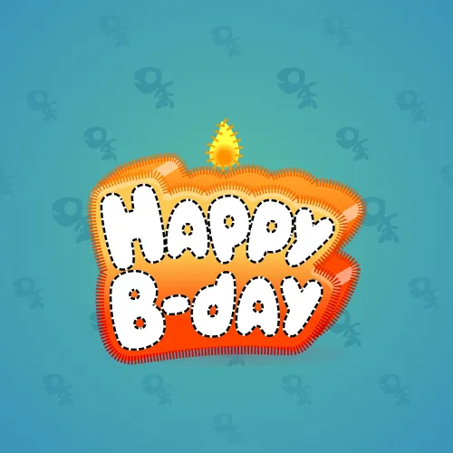 B-Day Candle #5400