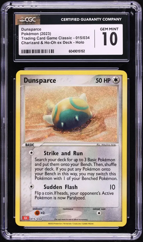 2023 #15 Dunsparce CGC 10 Pokemo