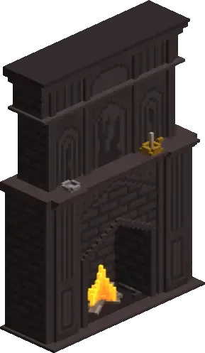 Wooden Fireplace