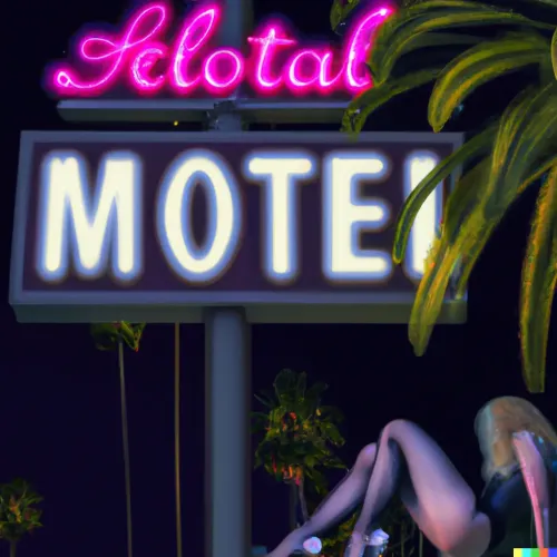 MISS AL SIMPSON X DALL-E 2 - LOST MOTEL 32 #32
