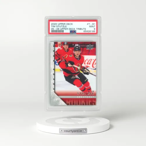 2020 Upper Deck 2005-06 Upper Deck Tribute #T-81 Tim Stutzle (PSA 9 MINT)