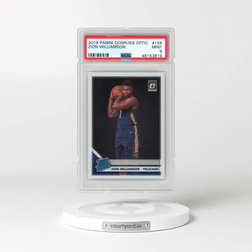 2019 Panini Donruss Optic #158 Zion Williamson (PSA 9 MINT)