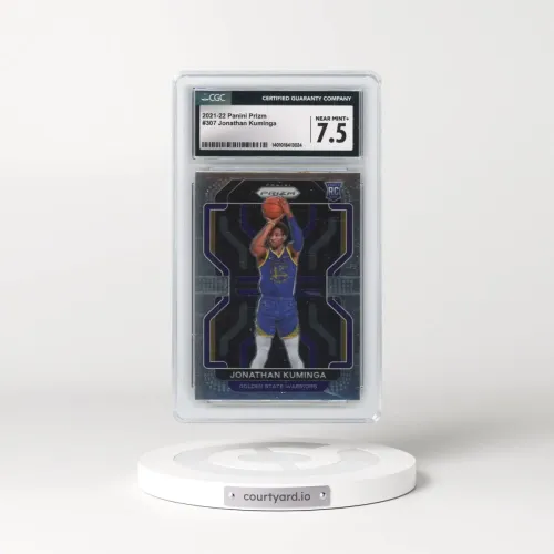 2021 Panini Prizm #307 Jonathan Kuminga (CGC 7.5 NM+)