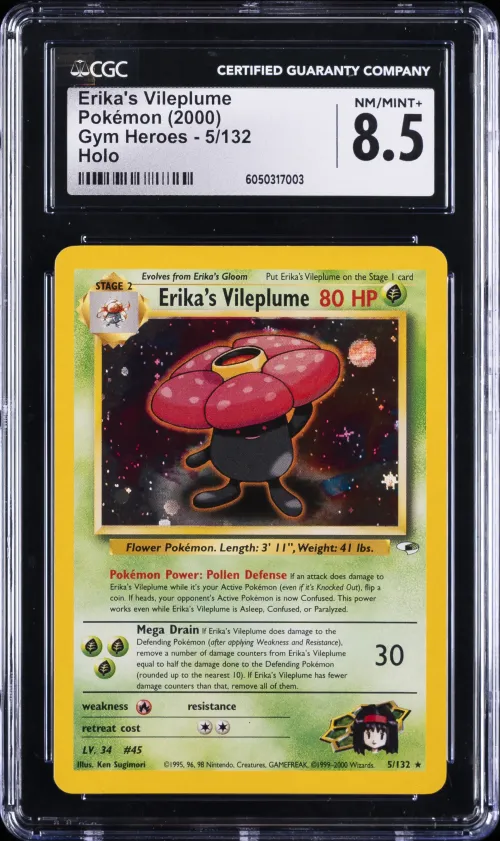 2000 #5 Erika's Vileplume CGC 8.