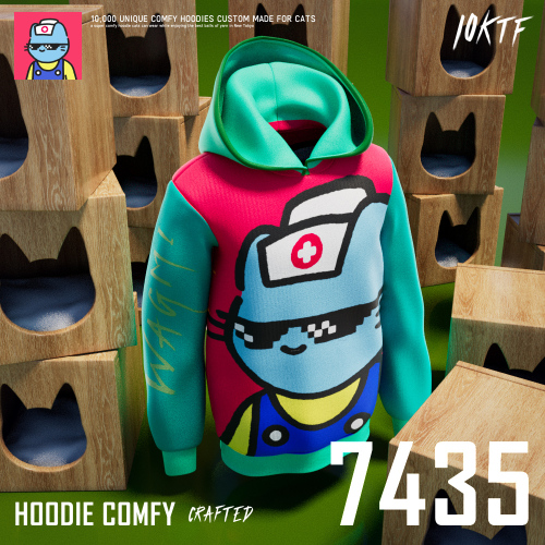 Cool Comfy Hoodie #7435