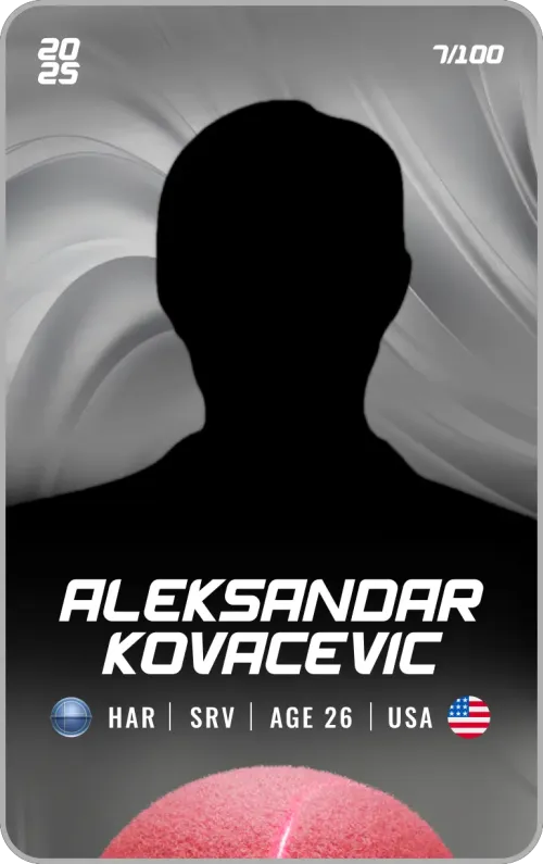 Aleksandar Kovacevic - Silver - Service #22048