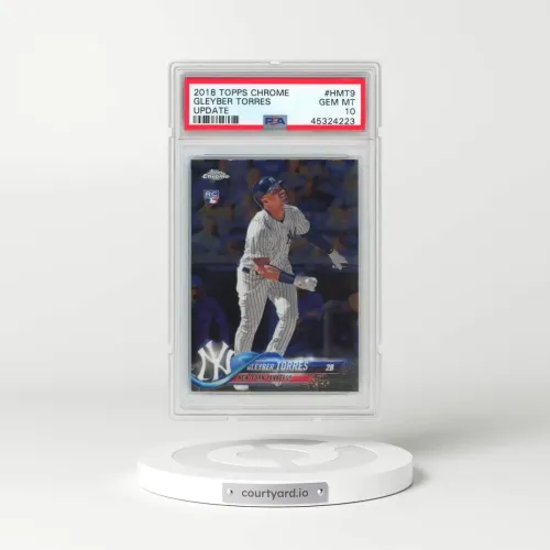 2018 Topps Chrome Update #HMT9 Gleyber Torres (PSA 10 GEM MINT)
