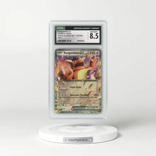 2023 Scarlet & Violet 151 - MEW EN #115/165 Kangaskhan ex (CGC 8.5 NM-MT+)