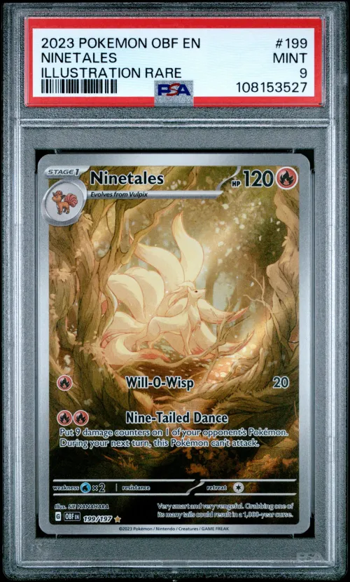 2023 #199 NINETALES PSA 9 OBF EN