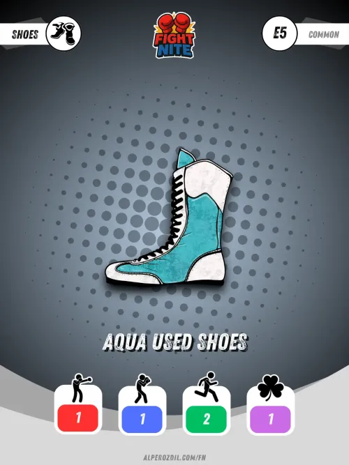 Used Shoes (Aqua)