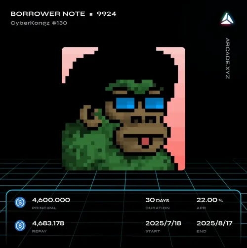 Arcade.xyz Borrower Note #9924