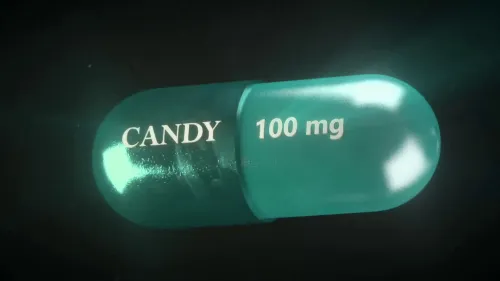 Turquoise Candy Pill #4919