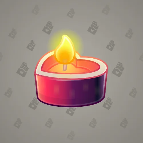 Love Candle #1635
