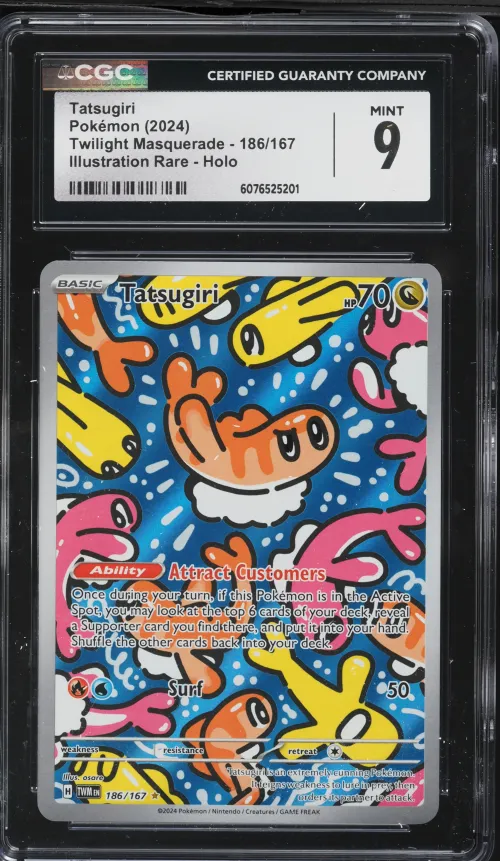2024 #186 Tatsugiri CGC 9 Twm EN