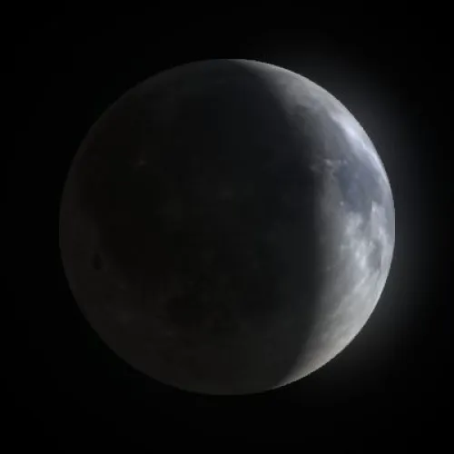 Waxing Crescent (#93327628)