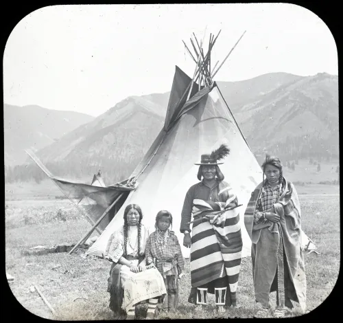 Flathead Indian Family #317