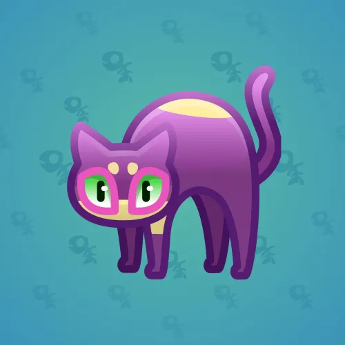 Scared Cat #13264