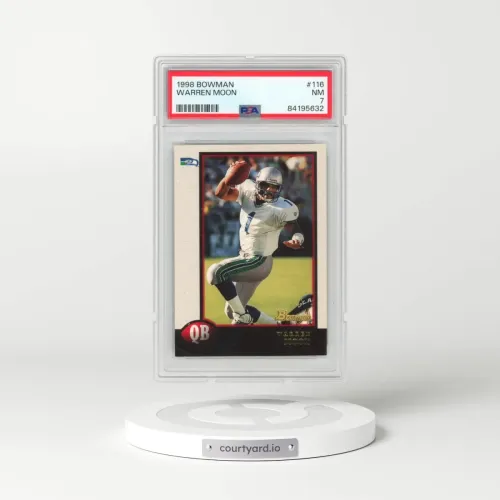 1998 Bowman #116 Warren Moon (PSA 7 NM)