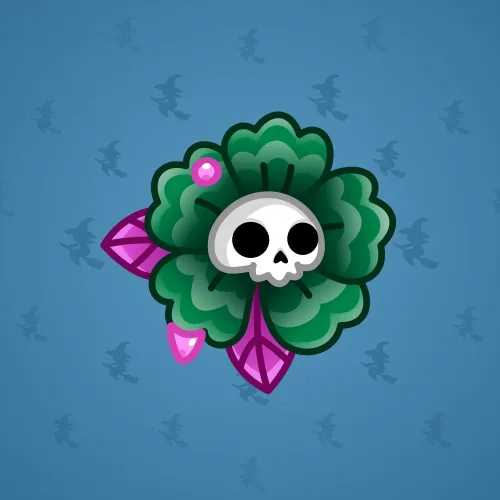 Skull Flower #3186