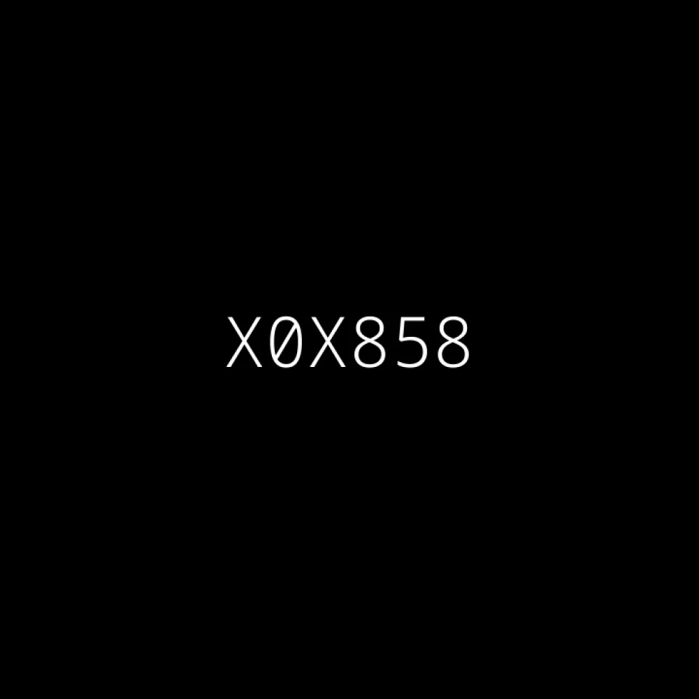 X0X858 #858