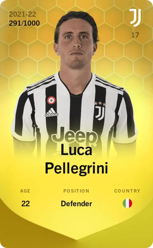 Luca Pellegrini 2021-22 • Limited 291/1000