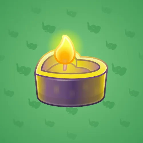 Love Candle #2343