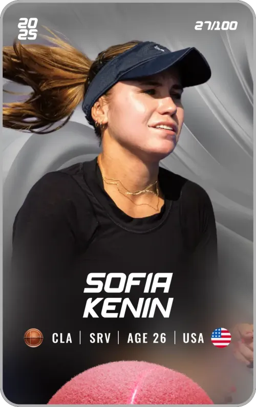 Sofia Kenin - Silver - Service #192906