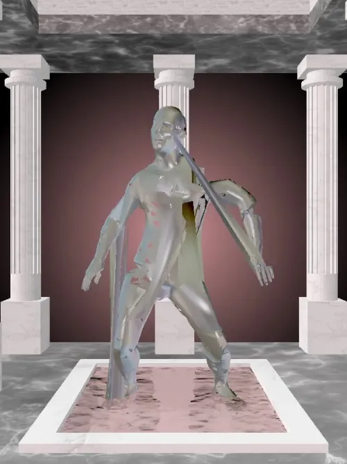 The Dancing Opalescent Onyx Man #947