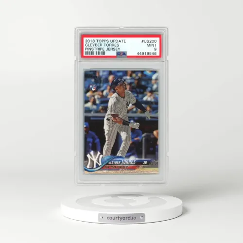 2018 Topps Update #US200 Gleyber Torres - Pinstripe Jersey (PSA 9 MINT)