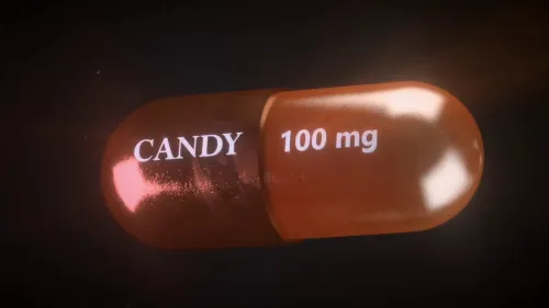 Orange Candy Pill #1542
