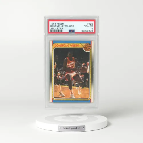 1988 Fleer #125 Dominique Wilkins - All-Star (PSA 4 VG-EX)