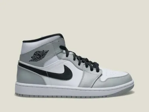 Jordan 1 Mid Light Smoke Grey