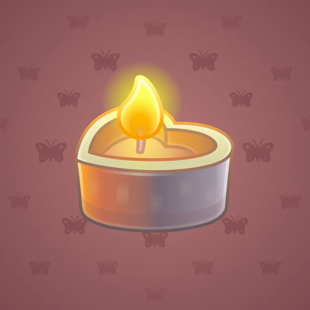 Love Candle #1775