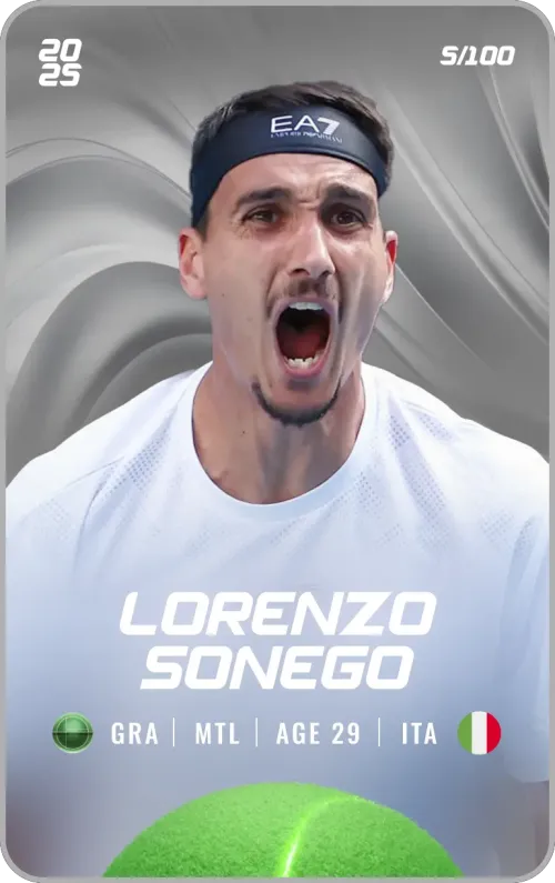 Lorenzo Sonego - Silver - Mental #93804