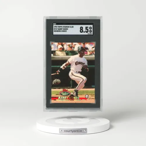 1993 Topps Stadium Club #747 Barry Bonds - Members Choice (SGC 8.5 NM-MT+)