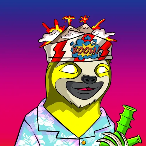 Stoned Sloth V2 #3958